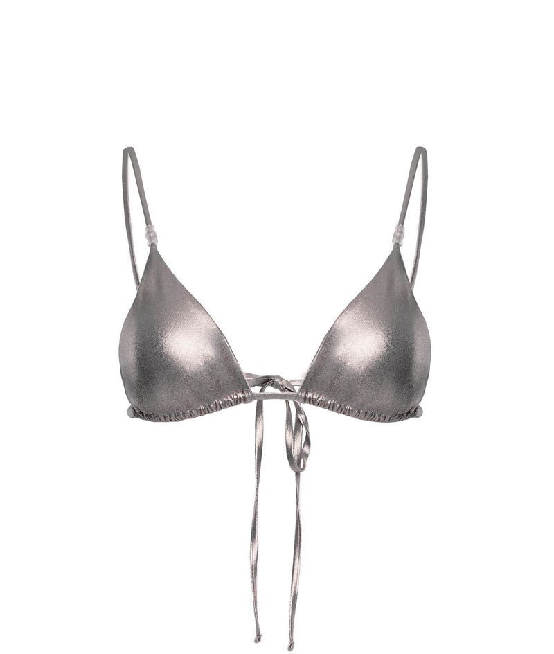 IRON CIPRO TRIANGLE BIKINI TOP LAMINATED
