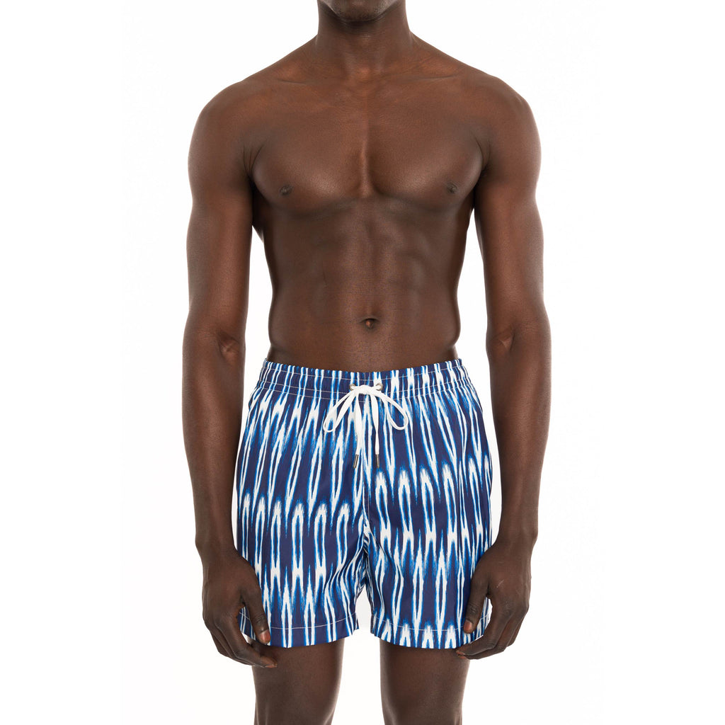 OCEAN ELASTICATED MID-LENGTH SWIM BOXER