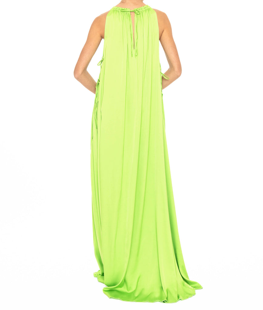 LONG HALTER DRESS