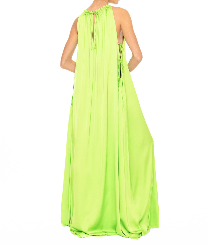 LONG HALTER DRESS