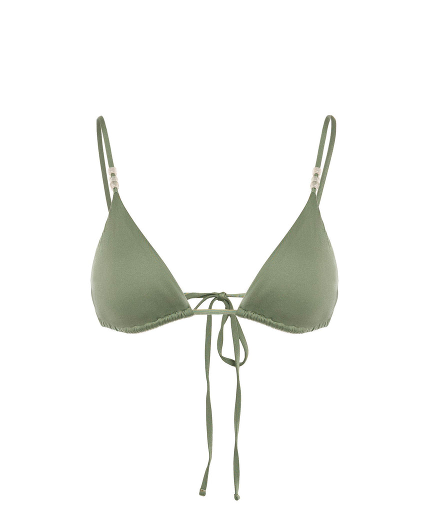 SAGE CIPRO TRIANGLE BIKINI TOP