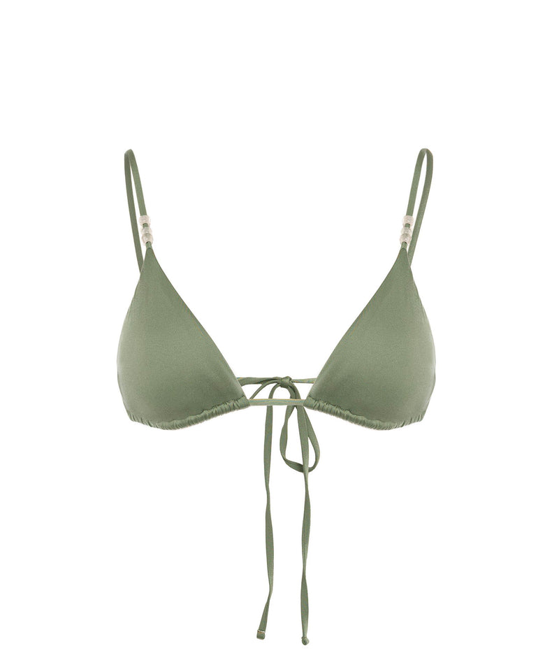 SAGE CIPRO TRIANGLE BIKINI TOP