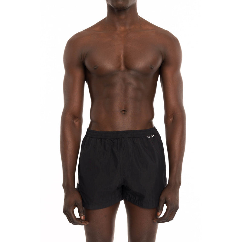 ELASTICATED BOXER WITH PALM TREE EMBROIDERY