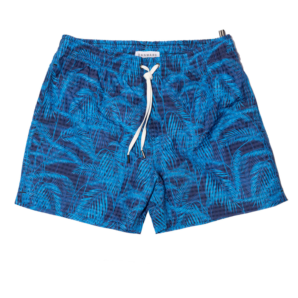 OCEAN ELASTICATED MID-LENGTH SWIM BOXER