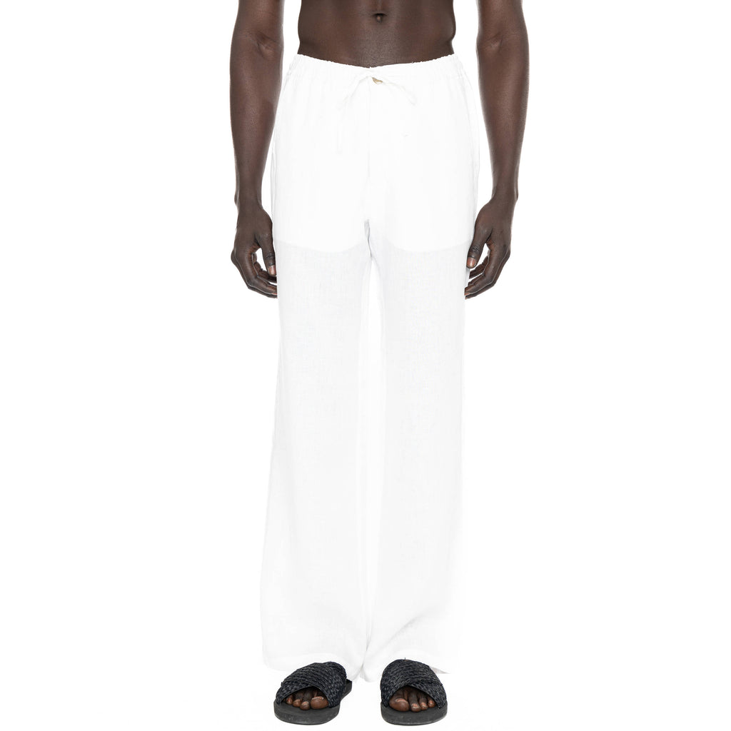 LINEN TROUSER WITH DRAWSTRING