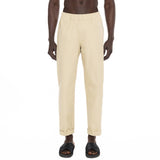 ELASTICATED COTTON TWILL TROUSER