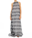 LONG HALTER DRESS