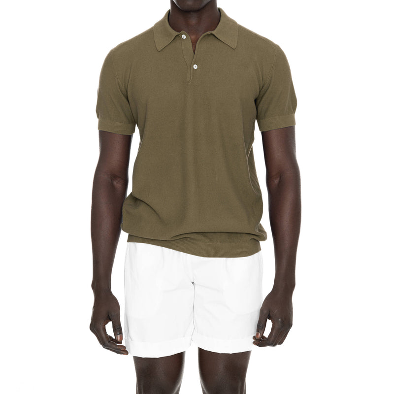 2 BUTTON COTTON POLO - PUNTO RIZO
