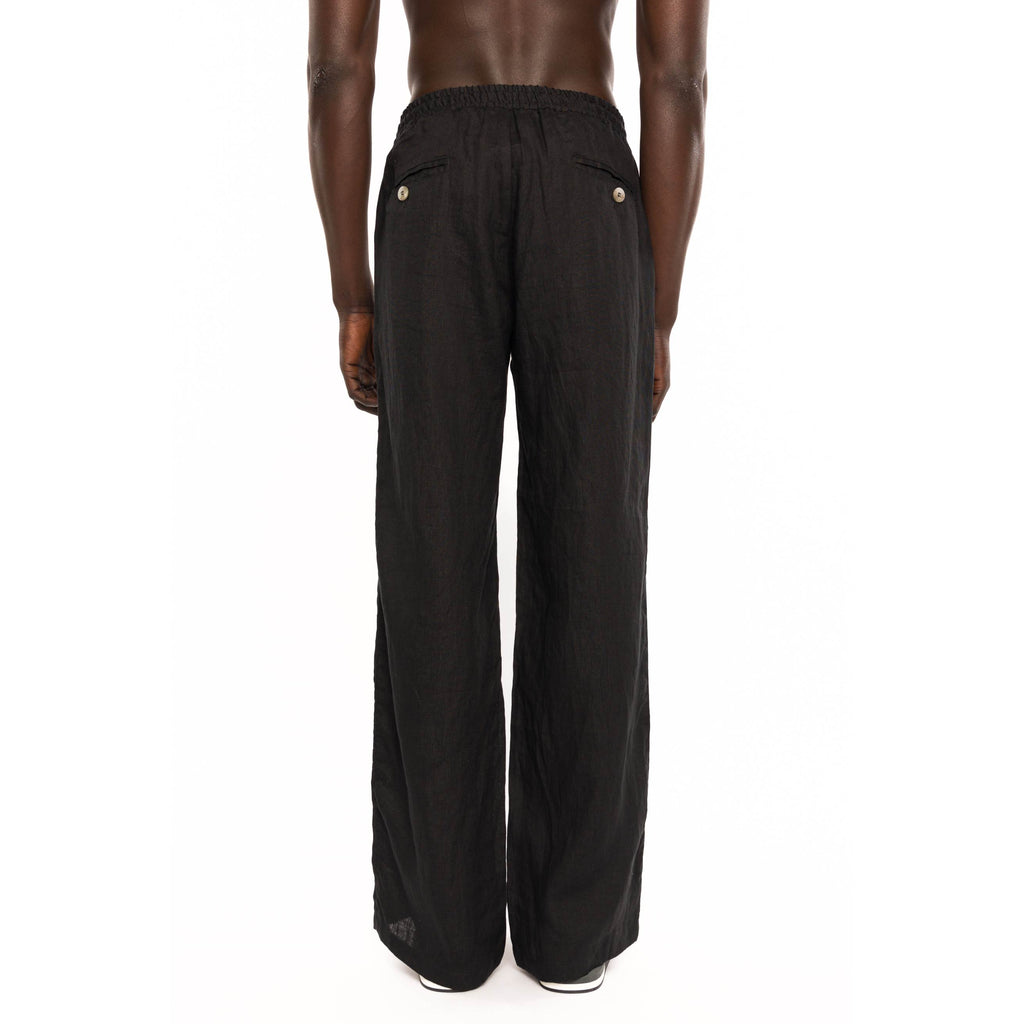 LINEN TROUSER WITH DRAWSTRING