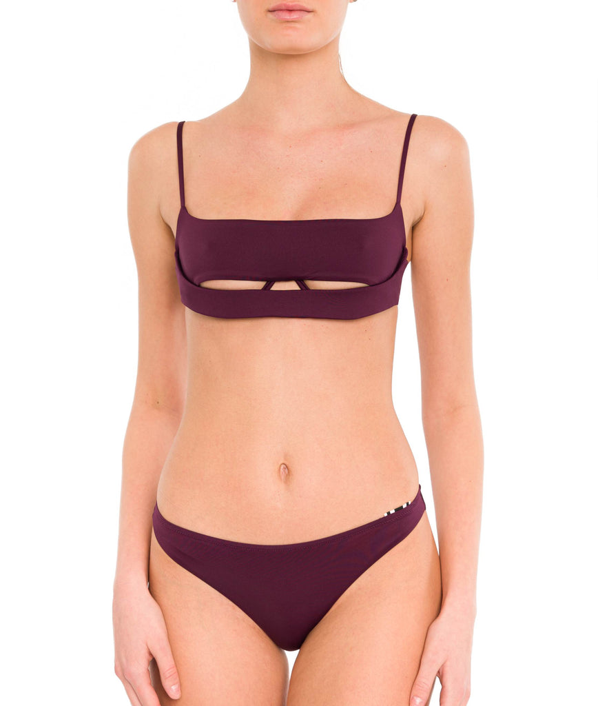 WINE CRETA TOP WITH MULTI-STRAP