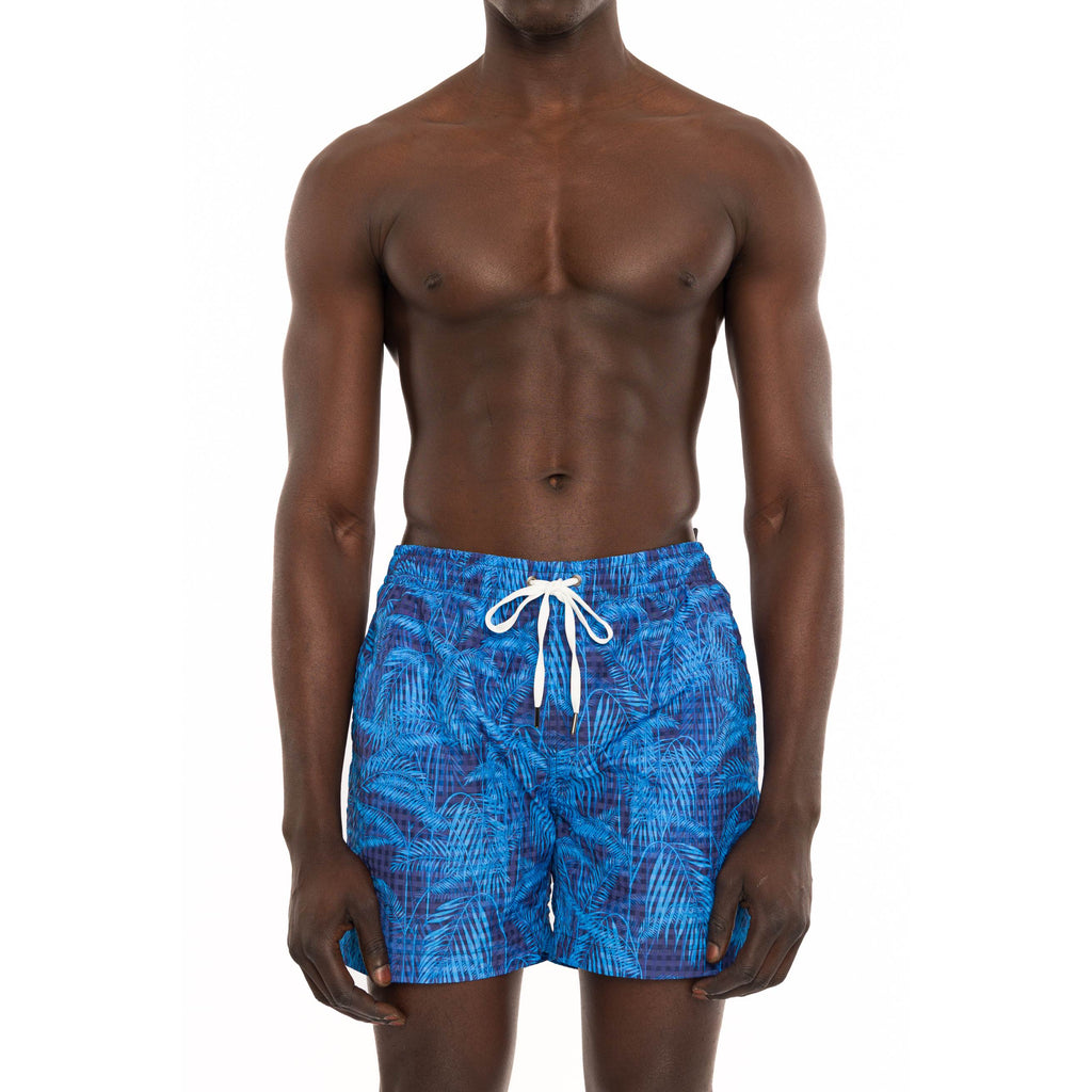 OCEAN ELASTICATED MID-LENGTH SWIM BOXER