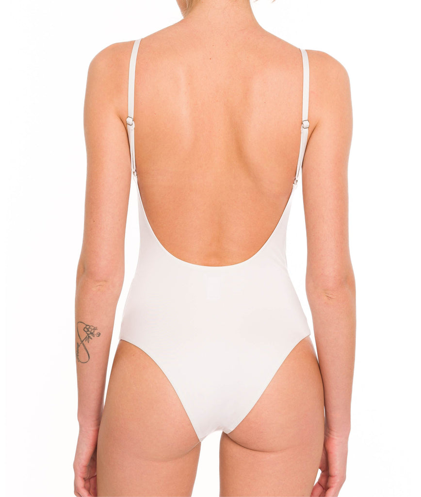 WHITE PONZA MAILLOT SWIMSUIT