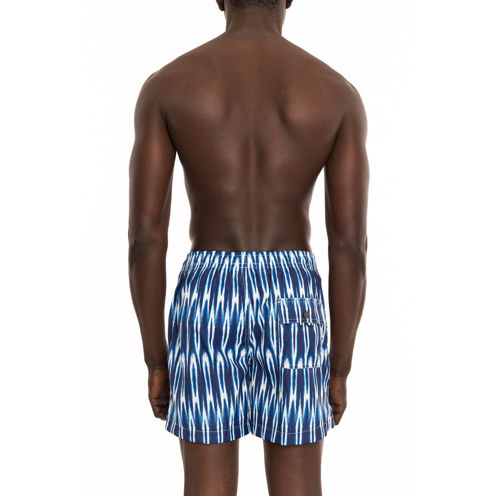 OCEAN ELASTICATED MID-LENGTH SWIM BOXER
