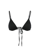 BLACK CIPRO TRIANGLE BIKINI TOP