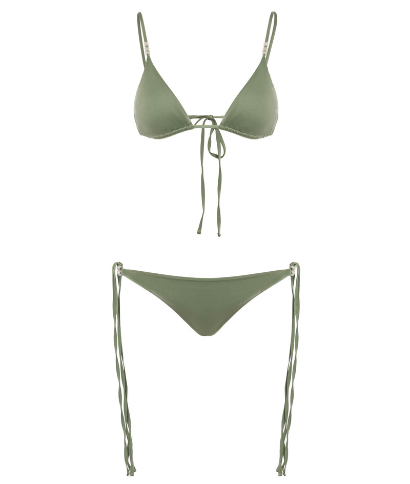 SAGE CIPRO BIKINI BOTTOM WITH DOUBLE STRAPS