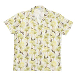 LINEN SHORT SLEEVE SHIRT WITH JUNGLE PRINT