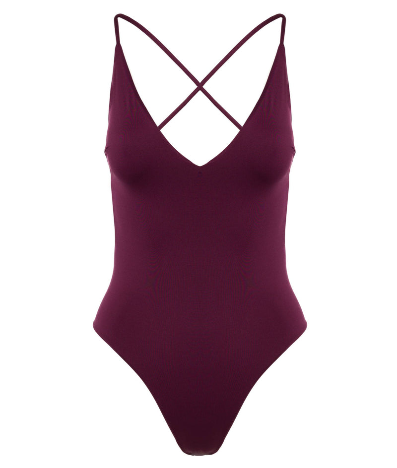 WINE PATMOS SWIMSUIT