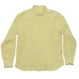 PISTACCHIO LINEN LONG SLEEVE SHIRT