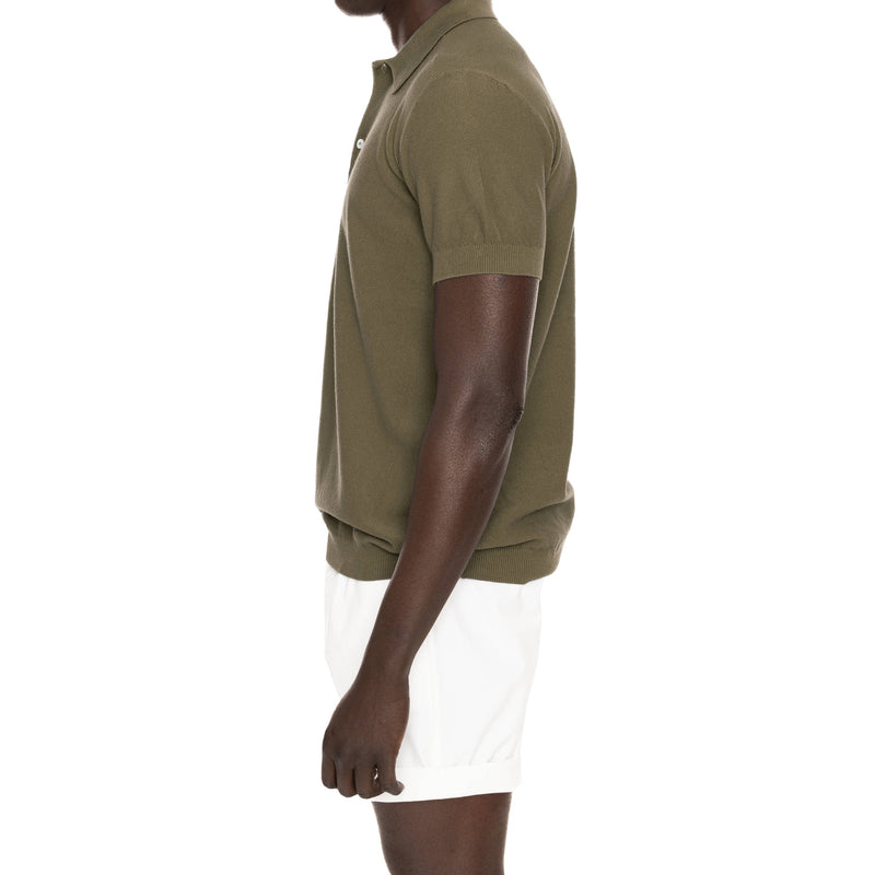 2 BUTTON COTTON POLO - PUNTO RIZO