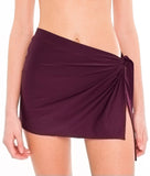WINE SHORT LYCRA WRAP
