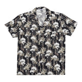 LINEN SHORT SLEEVE SHIRT WITH JUNGLE PRINT