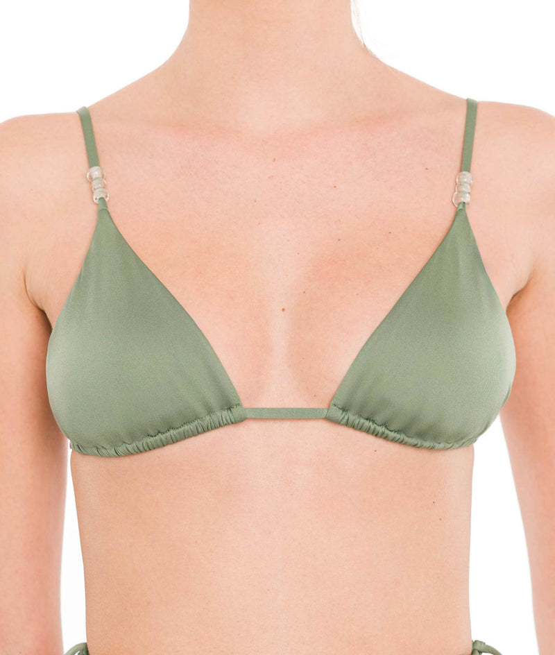 SAGE CIPRO TRIANGLE BIKINI TOP