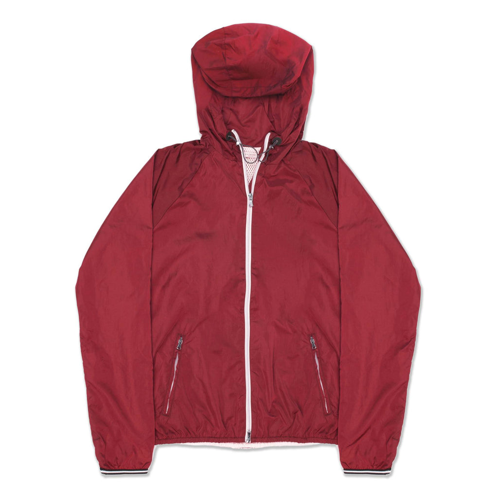 HOODED WIND BREAKER WITH RAGLAN SLEEVES
