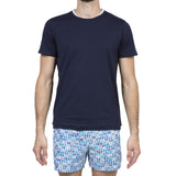 JERSEY T- SHIRT WITH DOUBLE COLLAR DETAIL