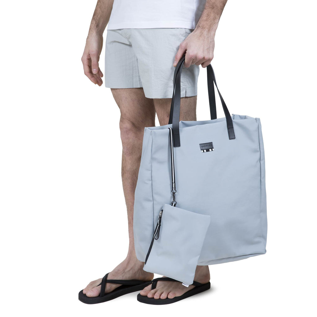 MIDSIZE NYLON TOTE BAG WITH INTERNAL POCHETTE