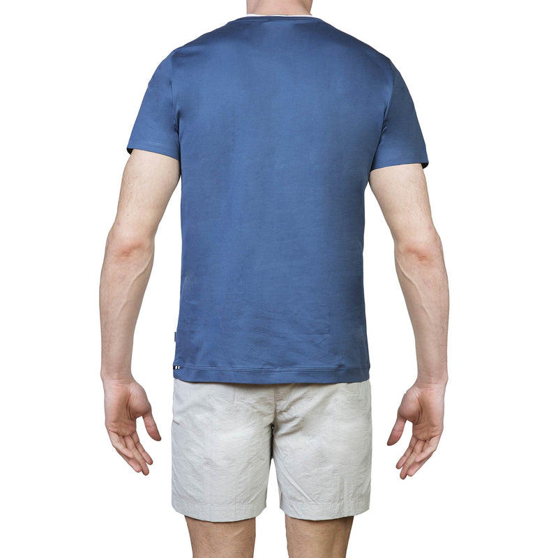 JERSEY T-SHIRT WITH DOUBLE COLLAR DETAIL