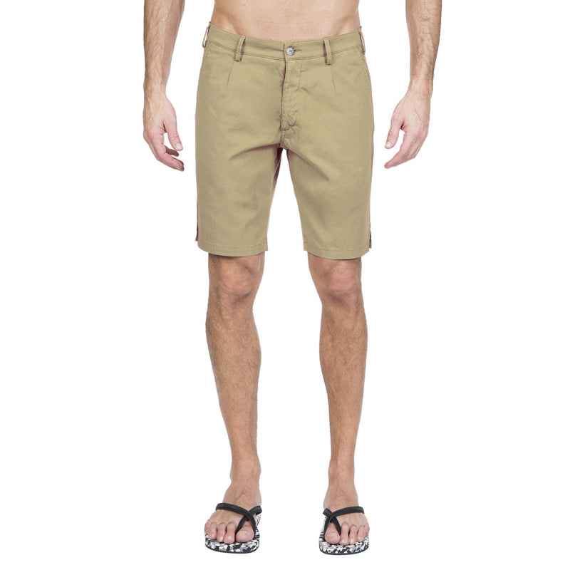 MID-LENGTH COTTON STRETCH WALKING SHORT