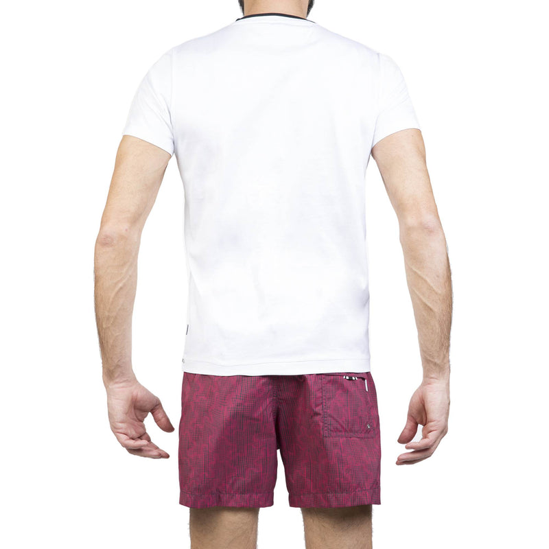 JERSEY T-SHIRT WITH DOUBLE COLLAR DETAIL