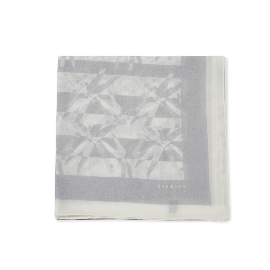 COTTON SILK PAREO WITH JAPANESE DRAGONFLY PRINT
