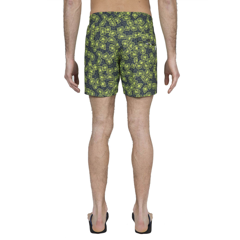PRINTED ELASTICATED MID-LENGTH SWIM SHORT JELLYFISH MOTIF