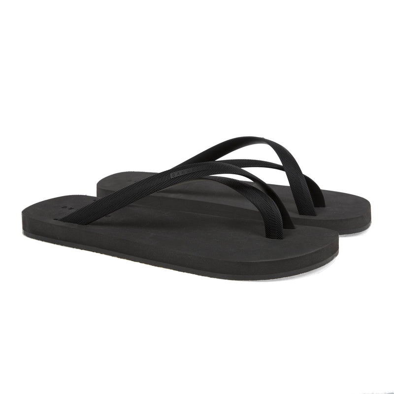 BLACK CROSS TOE FLIP-FLOP