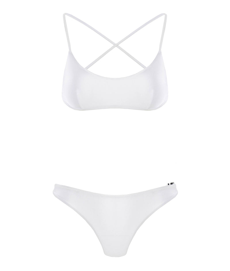 WHITE MALTA BIKINI BOTTOM
