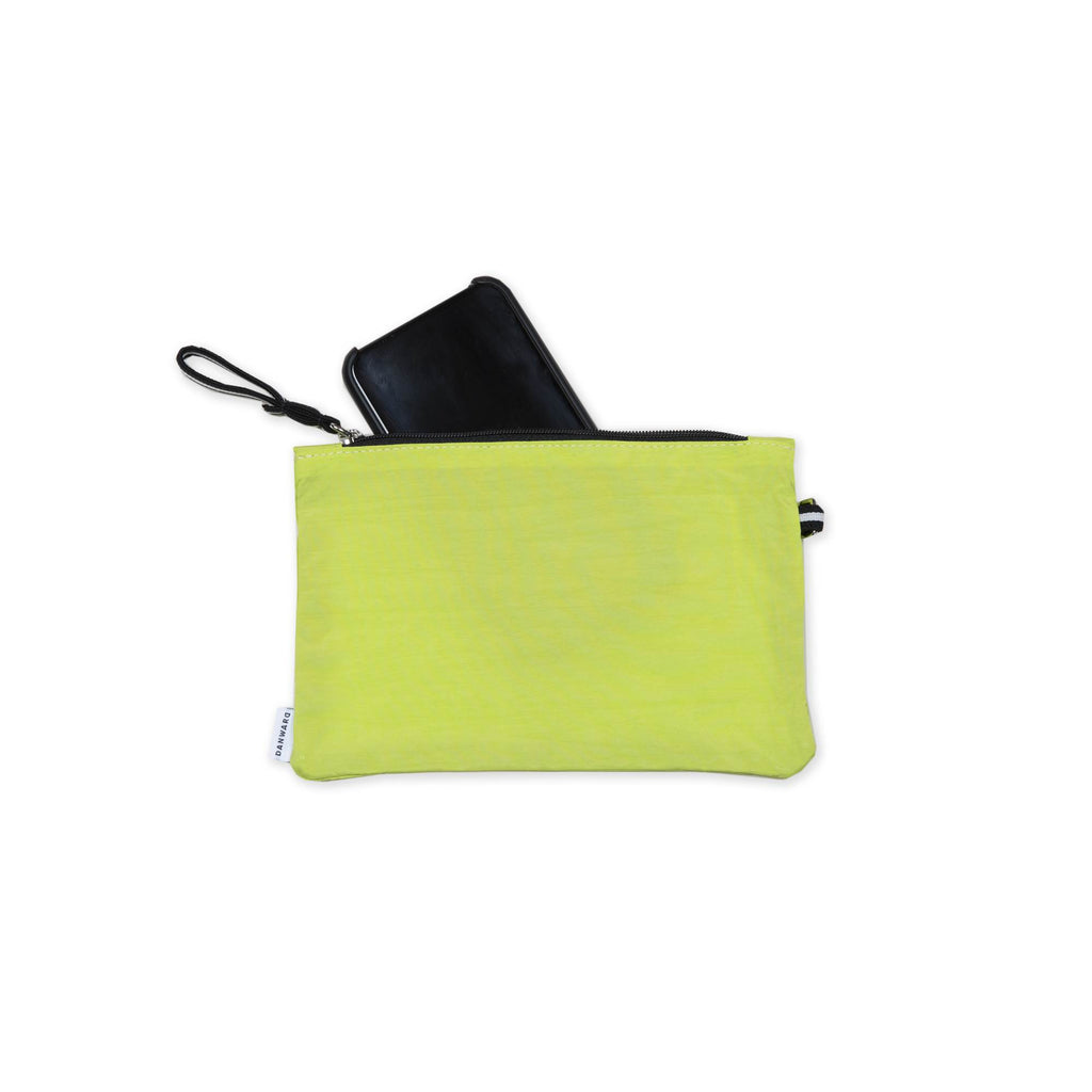 SMALL NYLON ZIPPERED POCHETTE
