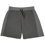 JERSEY-POPELINE GARMENT DYED DRAWSTRING SHORT