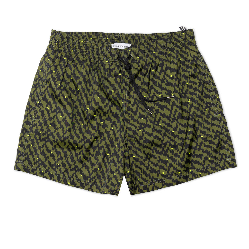 ELASTICATED MID-LENGTH SWIM BOXER
