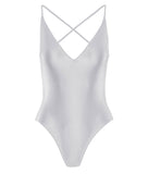 SILVER PATMOS SWIMSUIT