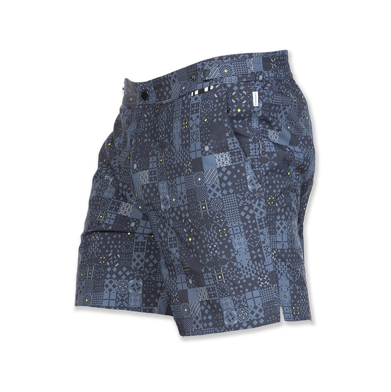 SLATE TAILORED MID-LENGTH SWIM SHORT