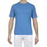 COTTON/LINEN JERSEY T-SHIRT WITH KIMONO STYLE SHORT SLEEVES
