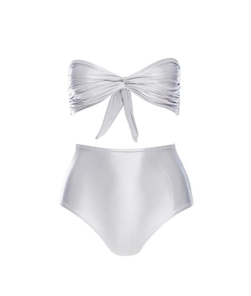 SILVER ISCHIA HIGH WAISTED BOTTOM