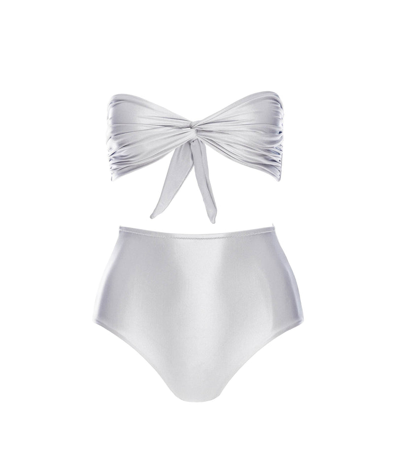 SILVER ISCHIA HIGH WAISTED BOTTOM