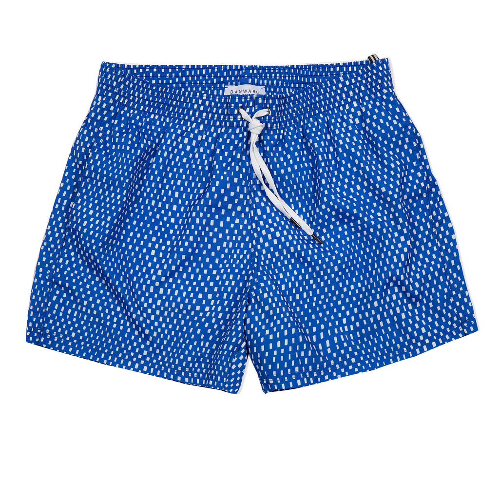 OCEAN ELASTICATED MID-LENGTH SWIM BOXER