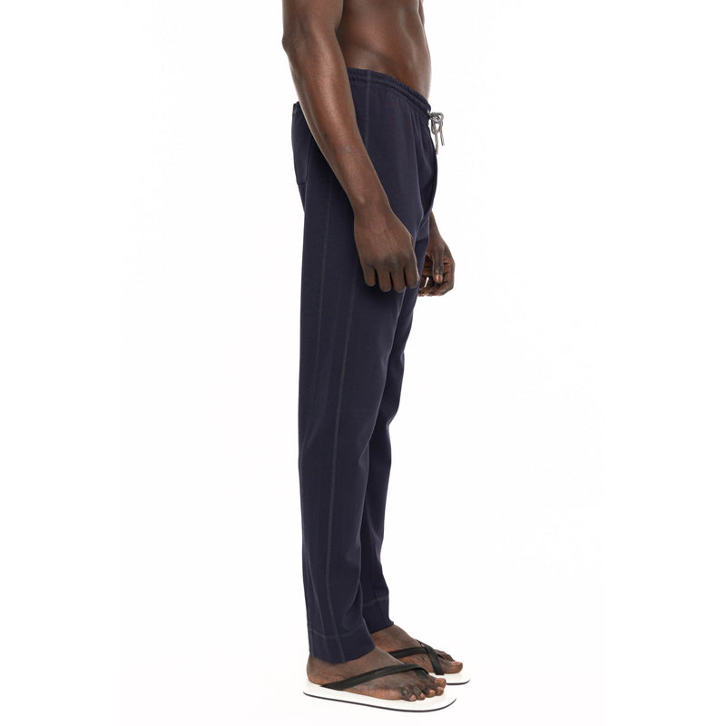 PUNTO MILANO COTTON DRAWSTRING SWEAT BOTTOM