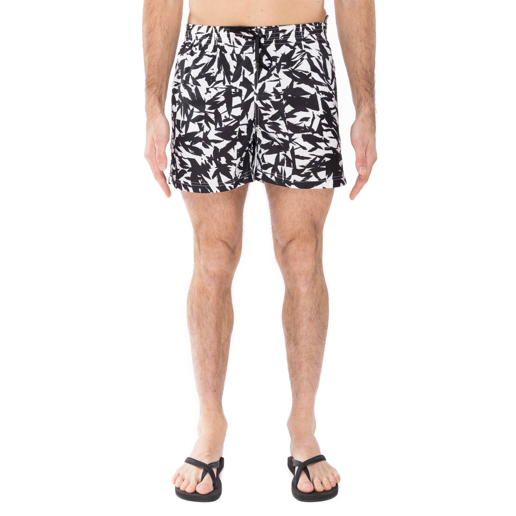ELASTICATED MID-LENGTH SWIM BOXER