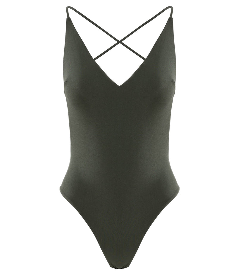 KHAKI PATMOS SWIMSUIT
