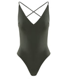 KHAKI PATMOS SWIMSUIT