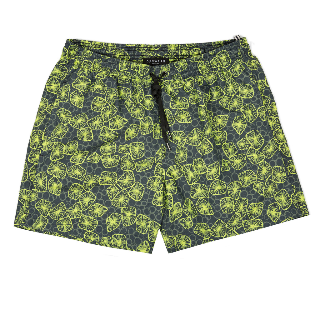 PRINTED ELASTICATED MID-LENGTH SWIM SHORT JELLYFISH MOTIF